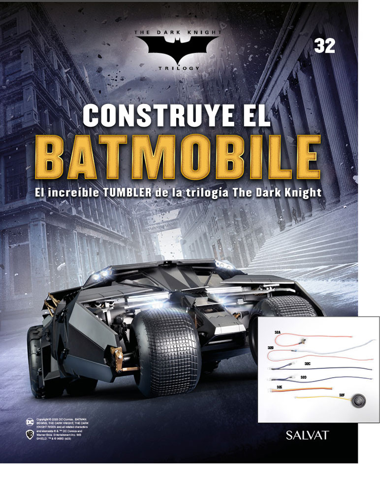 Fascículo Nº 32 + el altavoz y algunos cables para tu Batmobile