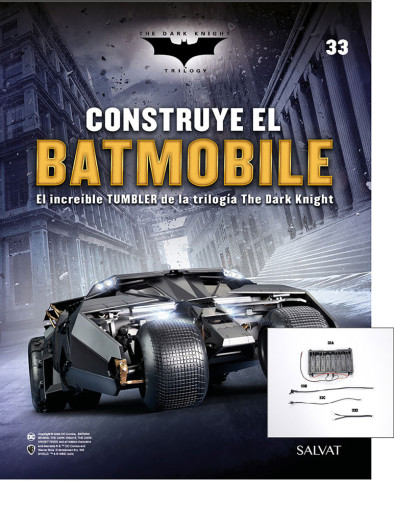 Fascículo Nº 33 + el portapilas y otros cables para tu Batmobile Fascículo Nº 33 + el portapilas y otros cables para tu Batmobile