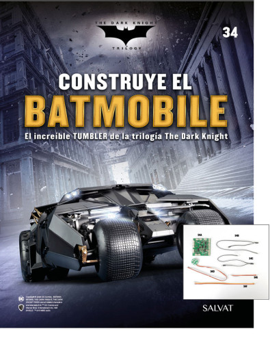 Fascículo Nº 34 + la placa de control principal de tu Batmobile Fascículo Nº 34 + la placa de control principal de tu Batmobile