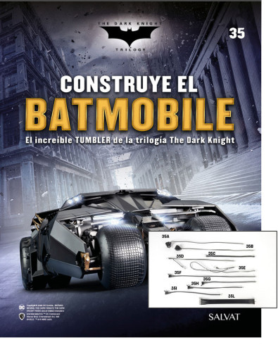 Fascículo Nº 35 + cables LED, conectores e interruptor final de carrera para tu Batmobile Fascículo Nº 35 + cables LED, conectores e interruptor final de carrera para tu Batmobile