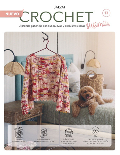 Fascículo 13 + cono de algodón color ciruela Fascículo 13 + cono de algodón color ciruela