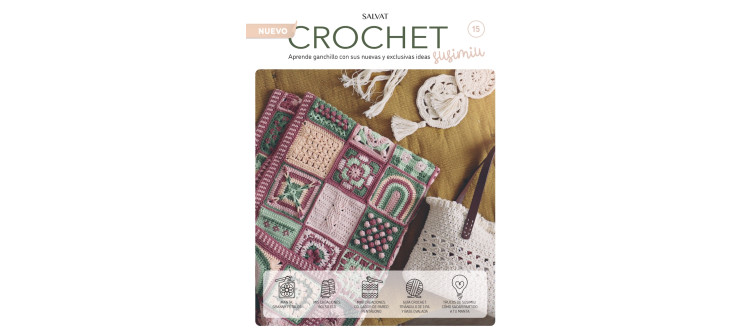 Fascículo 15 + cono de algodón color peonía