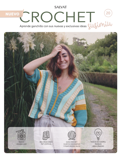 Fascículo 20 + cono de algodón color clavel