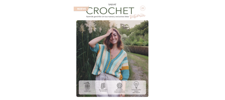 Fascículo 20 + cono de algodón color clavel