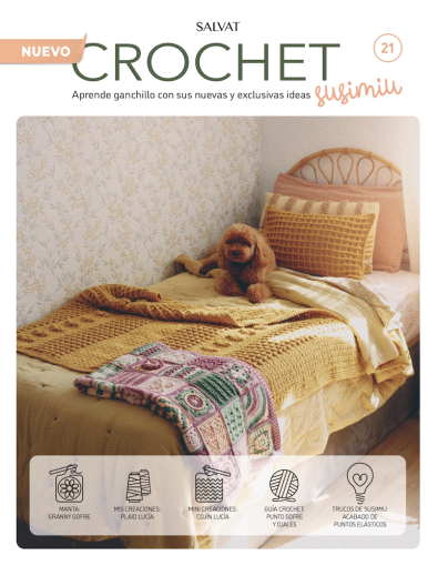 Fascículo 21 + cono de algodón color peonía