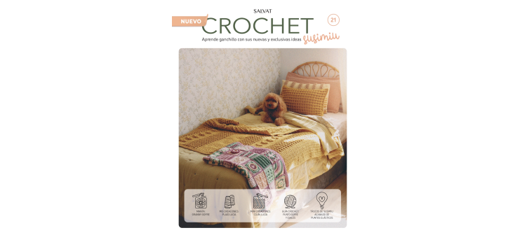 Fascículo 21 + cono de algodón color peonía