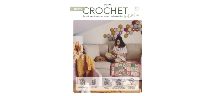 Fascículo 22 + cono de algodón color musgo