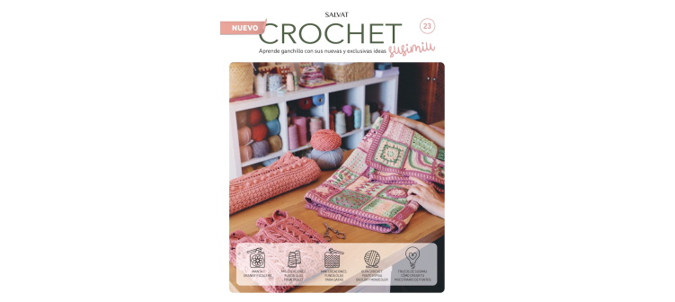 Fascículo 23 + cono de algodón color melocotón