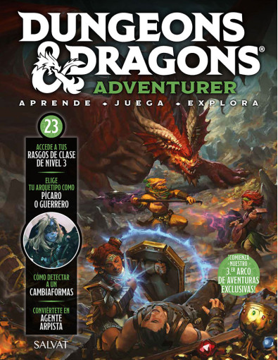 Fascículo 23 + dados negros + suplemento de conjuros Fascículo 23 + dados negros + suplemento de conjuros