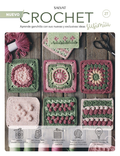 Fascículo 27 + cono de algodón color musgo Fascículo 27 + cono de algodón color musgo