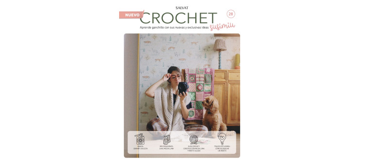 Fascículo 28 + cono de algodón color melocotón