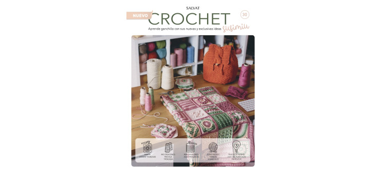 Fascículo 30 + cono de algodón color clavel