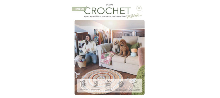 Fascículo 32 + cono de algodón color peonía