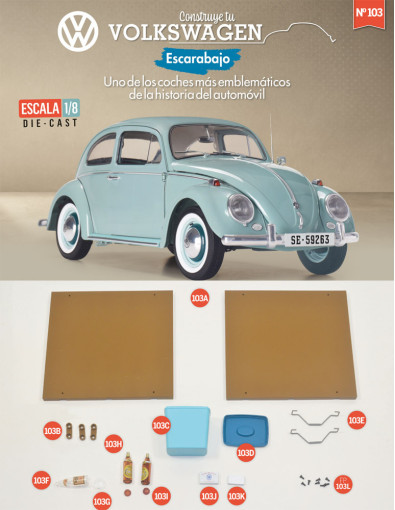 Fascículo 103 + plataforma para la tienda de campaña y nevera Fascículo 103 + plataforma para la tienda de campaña y nevera