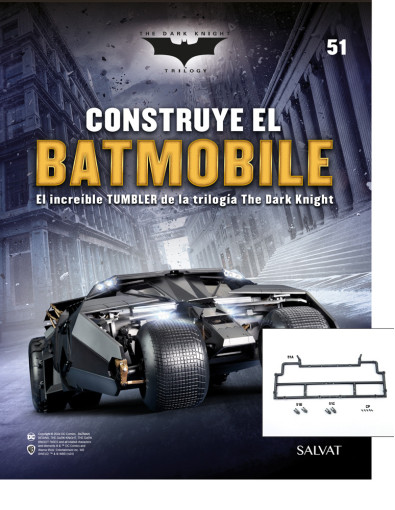 Fascículo Nº 52 + el bastidor de refuerzo de tu Batmobile Fascículo Nº 52 + el bastidor de refuerzo de tu Batmobile