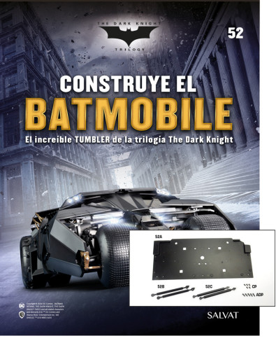 Fascículo Nº 52 + el primer mamparo cortafuegos de tu Batmobile Fascículo Nº 52 + el primer mamparo cortafuegos de tu Batmobile