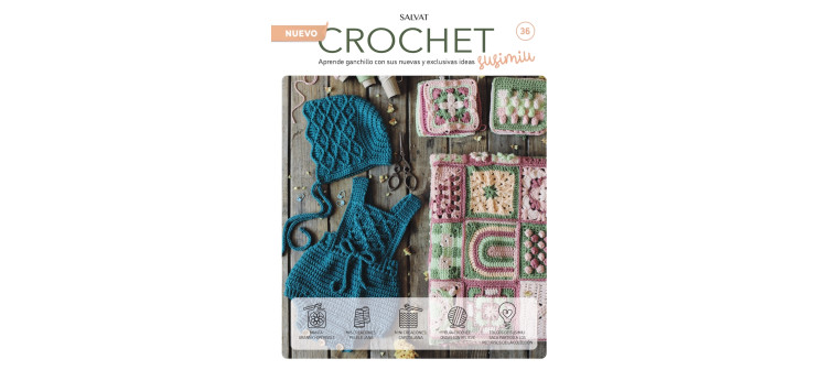 Fascículo 36 + cono de algodón color clavel