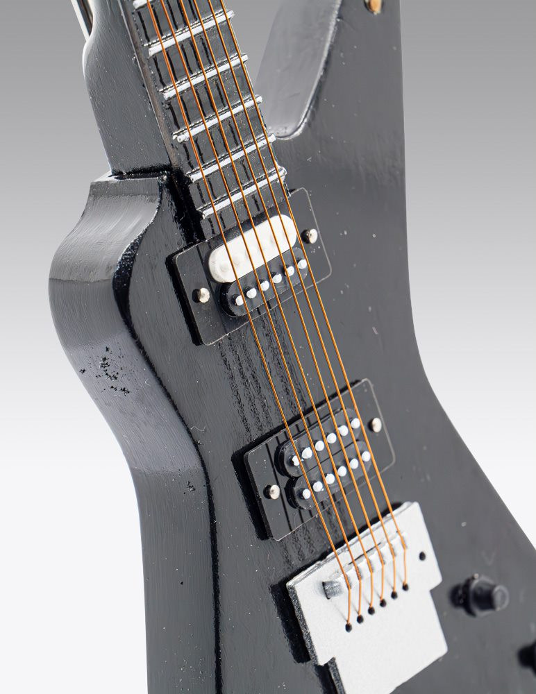 Figura Guitarra Metal. Washburn Dime 333.