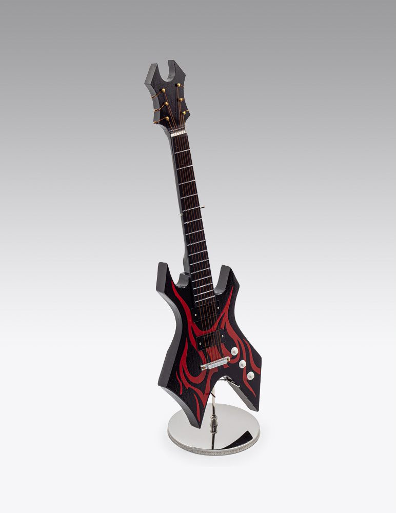 Figura Guitarra Heavy Metal. Speed Metal