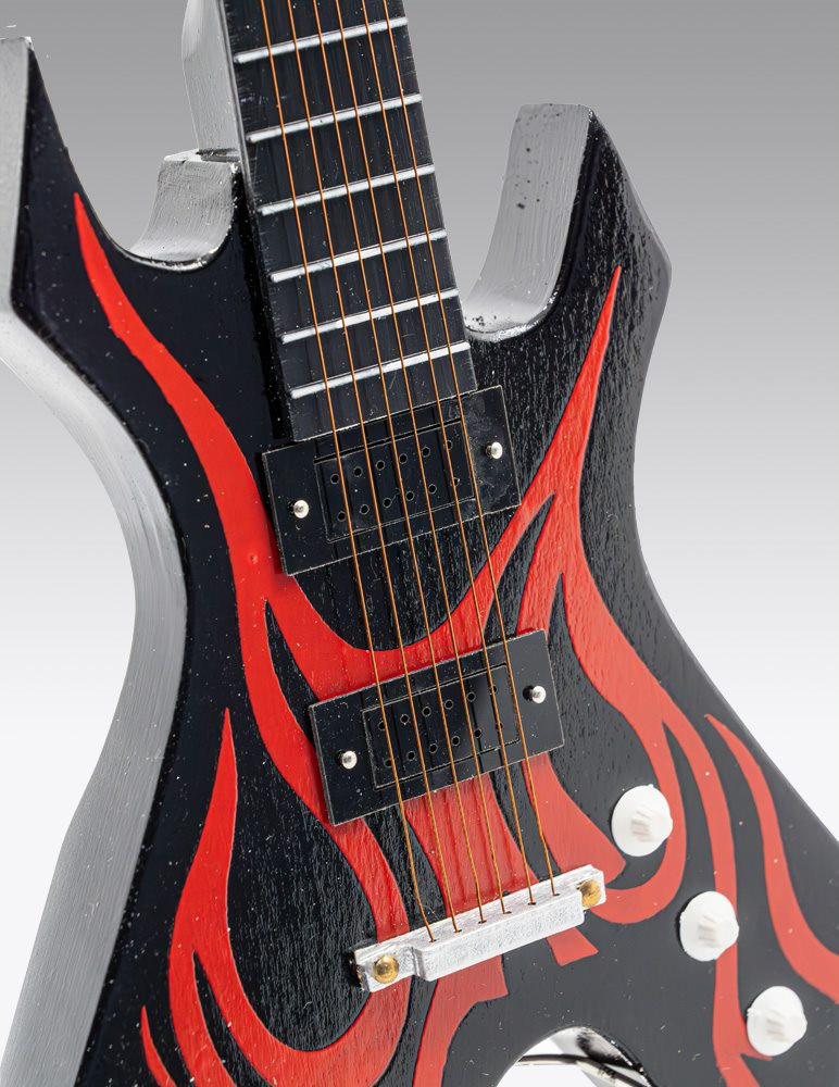 Figura Guitarra Heavy Metal. Speed Metal