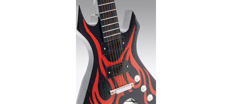 Figura Guitarra Heavy Metal. Speed Metal