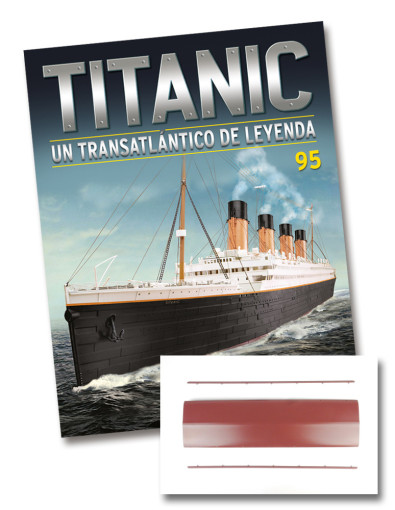 Fascículo Nº 95 + fondo y aletas del casco Fascículo Nº 95 + fondo y aletas del casco
