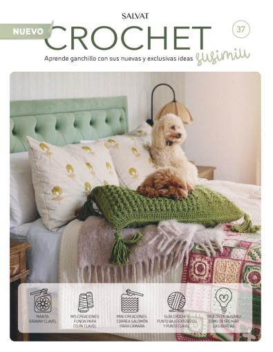 Fascículo 37 + cono de algodón color ciruela Fascículo 37 + cono de algodón color ciruela