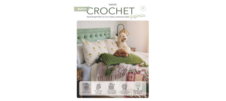 Fascículo 37 + cono de algodón color ciruela