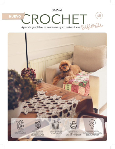 Fascículo 40 + cono de algodón color musgo Fascículo 40 + cono de algodón color musgo