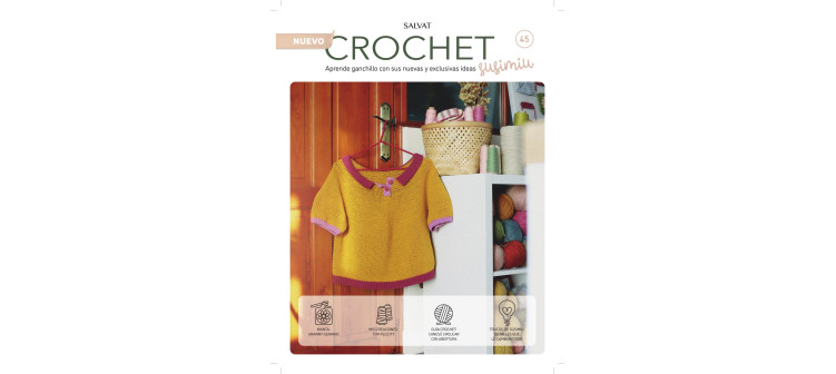 Fascículo 45 + cono de algodón ciruela