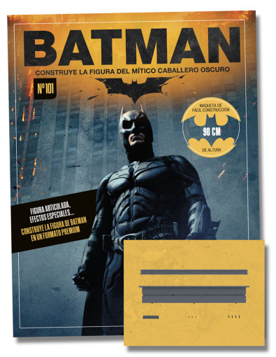 Fascículo Nº 101 + base pedestal, lateral derecho Fascículo Nº 101 + base pedestal, lateral derecho