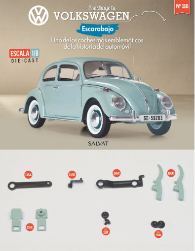 Fascículo 116 + bisagras y palancas de apertura del remolque Fascículo 116 + bisagras y palancas de apertura del remolque