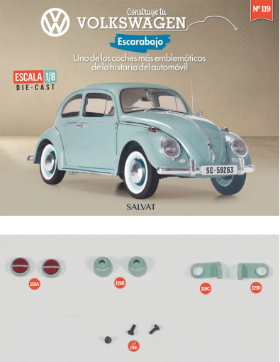 Fascículo 119 + las luces traseras del remolque Fascículo 119 + las luces traseras del remolque