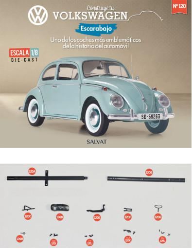 Fascículo 120 + la lanza de enganche del remolque Fascículo 120 + la lanza de enganche del remolque