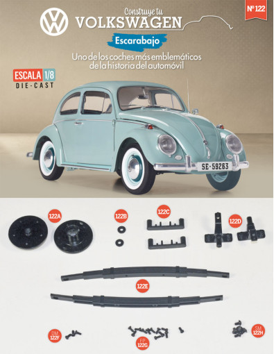 Fascículo 122 +  las ballestas del chasis del remolque Fascículo 122 +  las ballestas del chasis del remolque