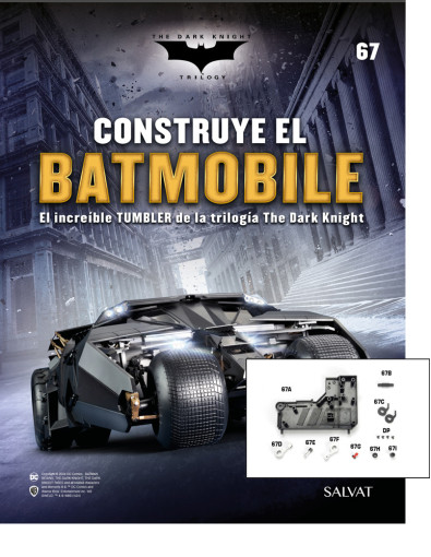 Fascículo Nº 67 + la consola central derecha de tu Batmobile