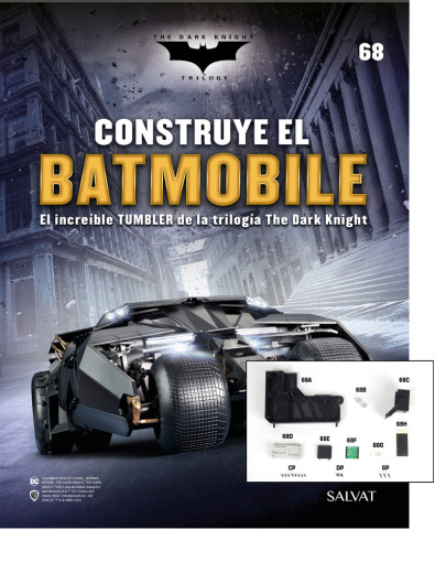 Fascículo Nº 68 + la consola central izquierda de tu Batmobile Fascículo Nº 68 + la consola central izquierda de tu Batmobile