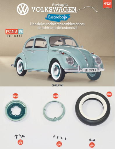 Fascículo 124 + la segunda rueda del remolque Fascículo 124 + la segunda rueda del remolque