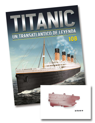 Fascículo Nº 108 + carena de la aleta de babor Fascículo Nº 108 + carena de la aleta de babor