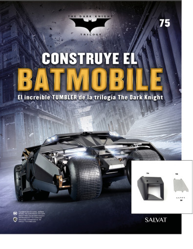 Fascículo Nº 75 + la toma de aire izquierda con rejilla de ventilación de tu Batmobile Fascículo Nº 75 + la toma de aire izquierda con rejilla de ventilación de tu Batmobile
