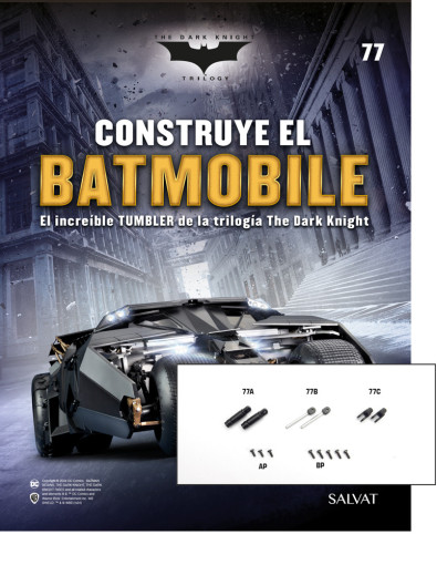 Fascículo Nº 77 + los actuadores de la aleta izquierda de tu Batmobile Fascículo Nº 77 + los actuadores de la aleta izquierda de tu Batmobile