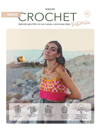 Fascículo 55 + cono de algodón color musgo Fascículo 55 + cono de algodón color musgo