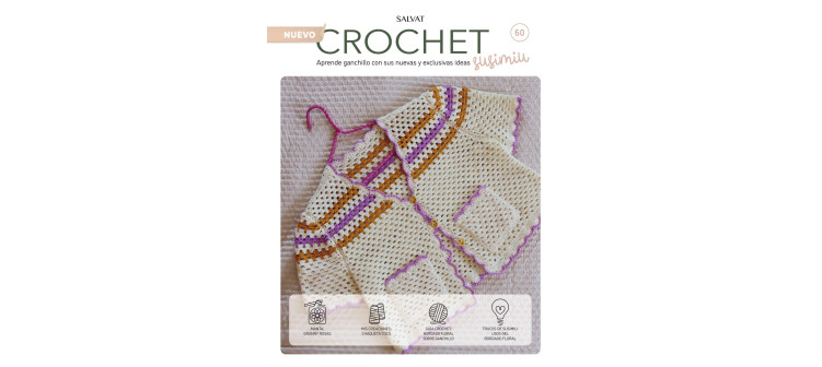 Fascículo 60 + cono de algodón color melocotón