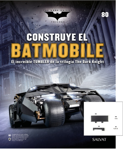 Fascículo Nº 80 + La aleta derecha de tu Batmobile, con perno y bisagra Fascículo Nº 80 + La aleta derecha de tu Batmobile, con perno y bisagra
