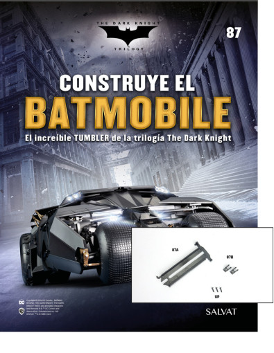 Fascículo Nº 87 + El bastidor A con bisagras de tu Batmobile Fascículo Nº 87 + El bastidor A con bisagras de tu Batmobile