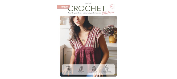 Fascículo 63 + cono de algodón color melocotón