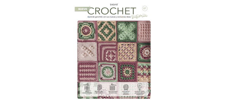 Fascículo 67 + cono de algodón color peonía