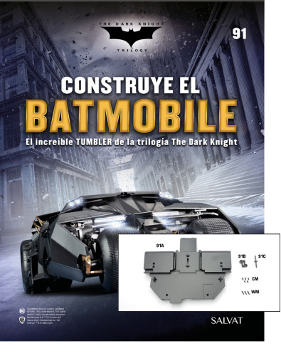 Fascículo Nº 91 + El panel superior interno de tu Batmobile Fascículo Nº 91 + El panel superior interno de tu Batmobile