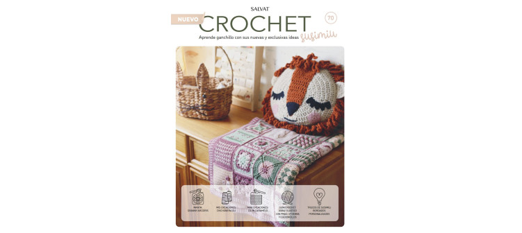 Fascículo 70 + cono de algodón color musgo