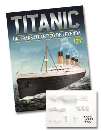 Fascículo Nº 127 + nuevas piezas de la cubierta de popa Fascículo Nº 127 + nuevas piezas de la cubierta de popa